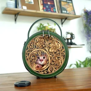 Large Capacity Genuine Leather Women’s Shoulder Bag Fashion Summer Handbag with Anti Theft Feature