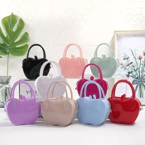 Large Capacity Jelly Zipper Women’s Spring Summer All-match New Retro Casual Shoulder Crossbody Simple Cartoon Mini Bag