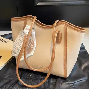 Large Capacity Ladies Women’s Handbags PU Leather Shoulder Purses Luxury Designer