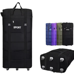 Large Capacity Luggage Travel Bag Durable Trolley Bag Waterproof Wheeled Travel Bag