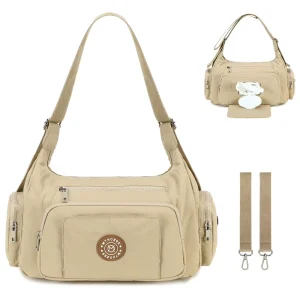 Large Capacity Mommy Diaper Bag Stroller Hanging Travel Bag with Wipes Trash Storage Box
