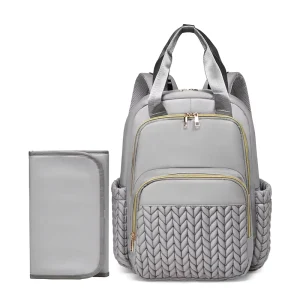 Large Capacity Multi Function Diaper Backpack for Baby Stroller Polyester Shoulder Bag