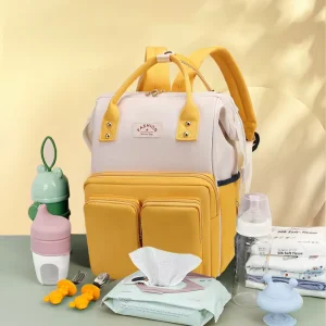 Large Capacity Multi Functional Women’s Backpack Portable Outdoor Diaper Bag for Baby
