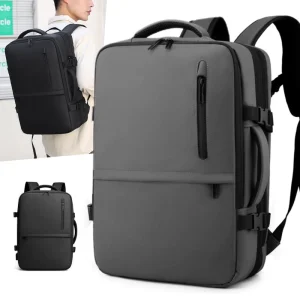 Large Capacity Multifunctional USB Portable Backpack Expandable Waterproof Leisure Travel and Outdoor Tourism Bag