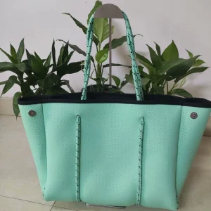 Large Capacity Neoprene Beach Bag Waterproof Summer Travel Tote Bag