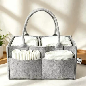 Large Capacity OEM Fabric Private Label Diaper Bags with Multi Pocket Storage Portable Baby Care Organizer for Brand