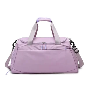 Large Capacity Oxford Luggage Bag Short Distance Travel Dry Wet Separation Independent Shoe Compartment Fitness Bag
