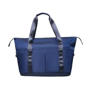 Large Capacity Oxford Women’s Duffel Gym Bag with Zipper Closure Brown & for Colors