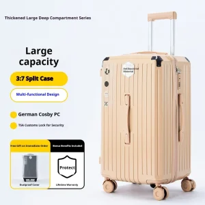 Large Capacity PC Spinner Luggage Trolley Case Unisex Durable 28-inch TSA Lock Universal Wheel Travel Suitcase