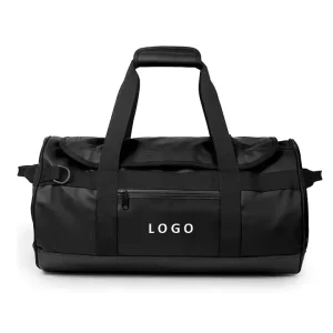 Large Capacity PVC Coated Waterproof Duffel Bags Seam-Sealed Gym Sports Travel Bags Polyester Portable for Outdoor Camping