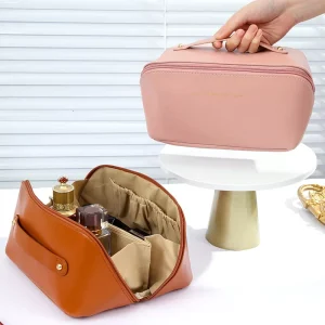 Large Capacity Pillow Cosmetic Bag Custom Women Makeup Brush Bag Portable Travel Cosmetic Storage Toiletry Bag