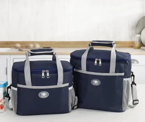 Large Capacity Portable Durable Insulated Lunch Bags with Shoulder Straps for Students Thick Waterproof Cooler Bags