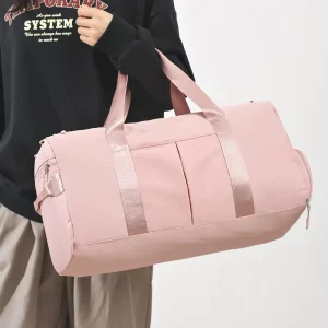 Large Capacity Portable Wet Dry Separation Custom logo Drawstring Gym Bag