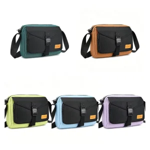 Large Capacity Soft Fashionable Waterproof Durable Messenger Bag Women’s Casual Bag Polyester Crossbody Bag