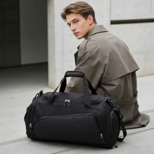 Large Capacity Sport Polyester Zipper Portable Travel Bag