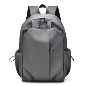 Large Capacity USB Backpack Unisex Waterproof Oxford Geometric Travel Bag with Air Cushion Belt Advanced Laptop Backpack