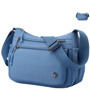 Large Capacity Unisex Handbags Fashion Lightweight Zipper Spring Summer Portable Shoulder Bag Outdoor Travel Messenger