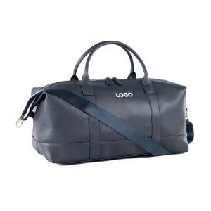 Large Capacity Waterproof Garment Travel Bag High Quality Custom Geometric Leather Duffle Bag Zipper with Toiletry Bag