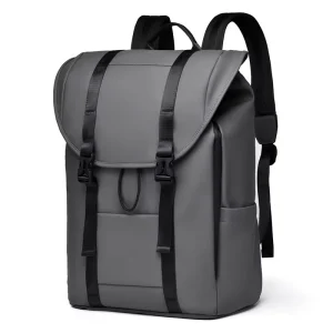 Large Capacity Waterproof Men’s Business Laptop Bag Fashionable Backpack Zippered Laptop Bag