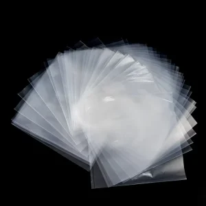 Large Clear Flat PE Bag Open Mouth Dry Food Electronic Accessories Furniture Hardware Accessories Packaging Plastic Bags