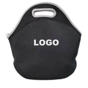 Large Durable Neoprene Cooler Bag with Zipper Waterproof Portable Lunch Bag for Travel and Outdoor Use Picnic and Food Storage