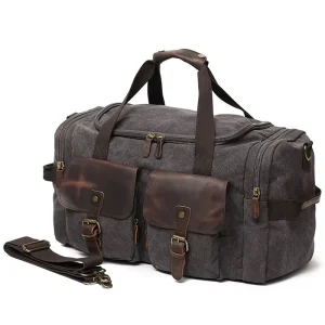 Large Durable Oxford Duffel Bag Multifunctional Sports Travel Weekend Bag With Independent Shoe Compartment