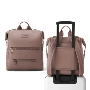 Large Hospital Weekender Nappy Bag Neoprene Travel Backpack Maternity With Zipper Closure Baby Diaper Backpack For Women