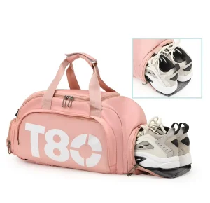 Large Multifunctional Gym Bag Waterproof Oxford Sports Backpack Shoe Compartment Portable Light Weight Travel Gym