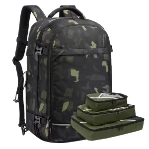 Large Waterproof Daypack 17 Inch Laptop Backpack Flight Approved Carry On Travel Backpack Plane Rucksack