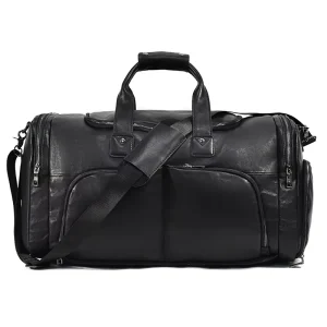 Large Waterproof Men Hand Carry Duffle Travel Bag Leather Luggage Travel Bags for Men