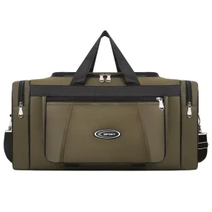Large-capacity Foldable Portable Oxford Material Sport Style Breathable Travel Bag for Men Women Students Suitable for Long