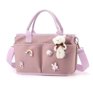 Large-capacity Mommy Diaper Bag Mommy Single Shoulder Bag Printed Handbag Travel Women’s Bag