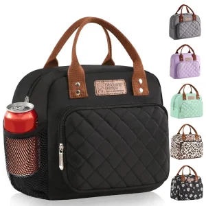 Large capacity Portable Insulated Polyester Lunch Bag for Office Workers Outdoor Picnics Compact Design Heat cold Cooler Bags
