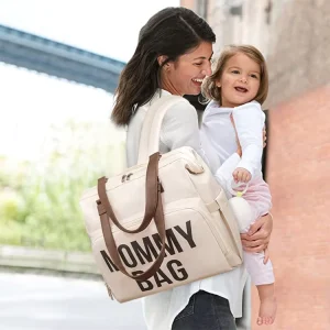 Large capacity Tote Bags Multi function Diaper Bag Insulating Crossbody Mommy Bag Waterproof Casual Mommy Backpack