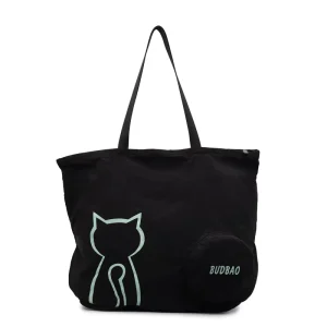 Large-capacity Zipper Travel Bag New Model Lightweight Nylon Fashionable Foldable Animal Print Double Handles Shoulder