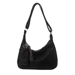 Leisure Soft-textured Polyester Large-capacity Single-shoulder Crossbody Bag for Women New Stylish Fashion Water Resistant