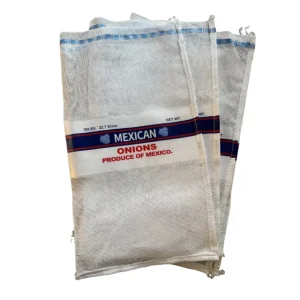 Leno Mesh Bag with Label Mesh Bag for Agriculture Mesh Bag for Onion Potato Vegetable and Fruits