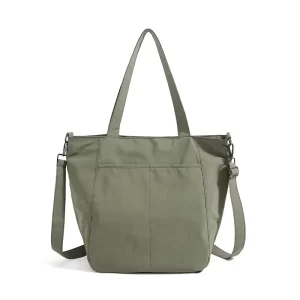 Lightweight Anti-tear Nylon Women Casual Portable Shoulder Bag Water-resistant Adjustable Strap Crossbody Bag Ladies Tote