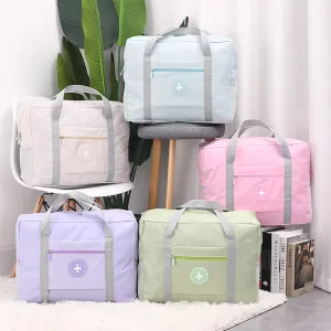 Lightweight Waterproof Gym Tote Travel Bag New Multi Colors Oxford Fabric Foldable Outdoor Fashion Style Zipper