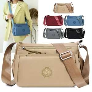 Lightweight Women’s Fashion Messenger Bag Available in Multiple Colors with Multiple Compartments