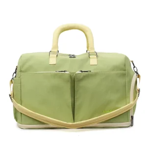 Low MOQ Carry on Size Big Pocket Weekender Travel Duffel Bag for Trekking Airline Travel with Shoe Compartment