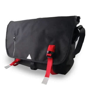 Low MOQ Custom High Quality Vintage Nylon Waterproof Large Messenger Shoulder Bag for Men