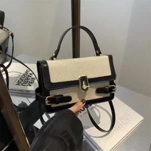 Low MOQ Custom Logo Handbag Bolsos De Mujer Hand Bags Twist Handles Ladies Crossbody Bag for Girls