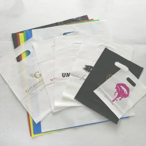 Low MOQ Plastic Shopping Bag Custom logo Shopping Bags Custom Grocery Shopping Bag