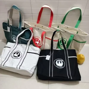 Lu20L Canvas Handbag Shoulder Bag Yoga Fitness Leisure Beach Bag