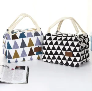 Lunch Bag for Kids School Canvas Lunch Bag