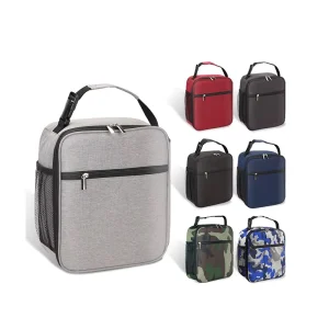 Lunch Box Bag Cooler Pouch Work Picnic Portable Food Thermal Bags School Kids Handbags Lunch Cooler Bag with Multi Pockets