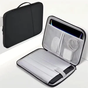 Luxury Business Waterproof Shockproof Leather Laptop Bag Case Tablet Bags & Covers For Women Men