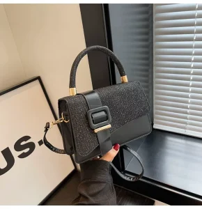 Luxury Composite Designer Handbag Woman’s Fashion Messenger Tote Shoulder Bag Diamond Decoration Portable Durable