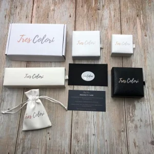Luxury Cotton Flannel Drawstring Jewelry Pouches & Gift Boxes Set with Custom Brand Logo Multi color Custom Size
